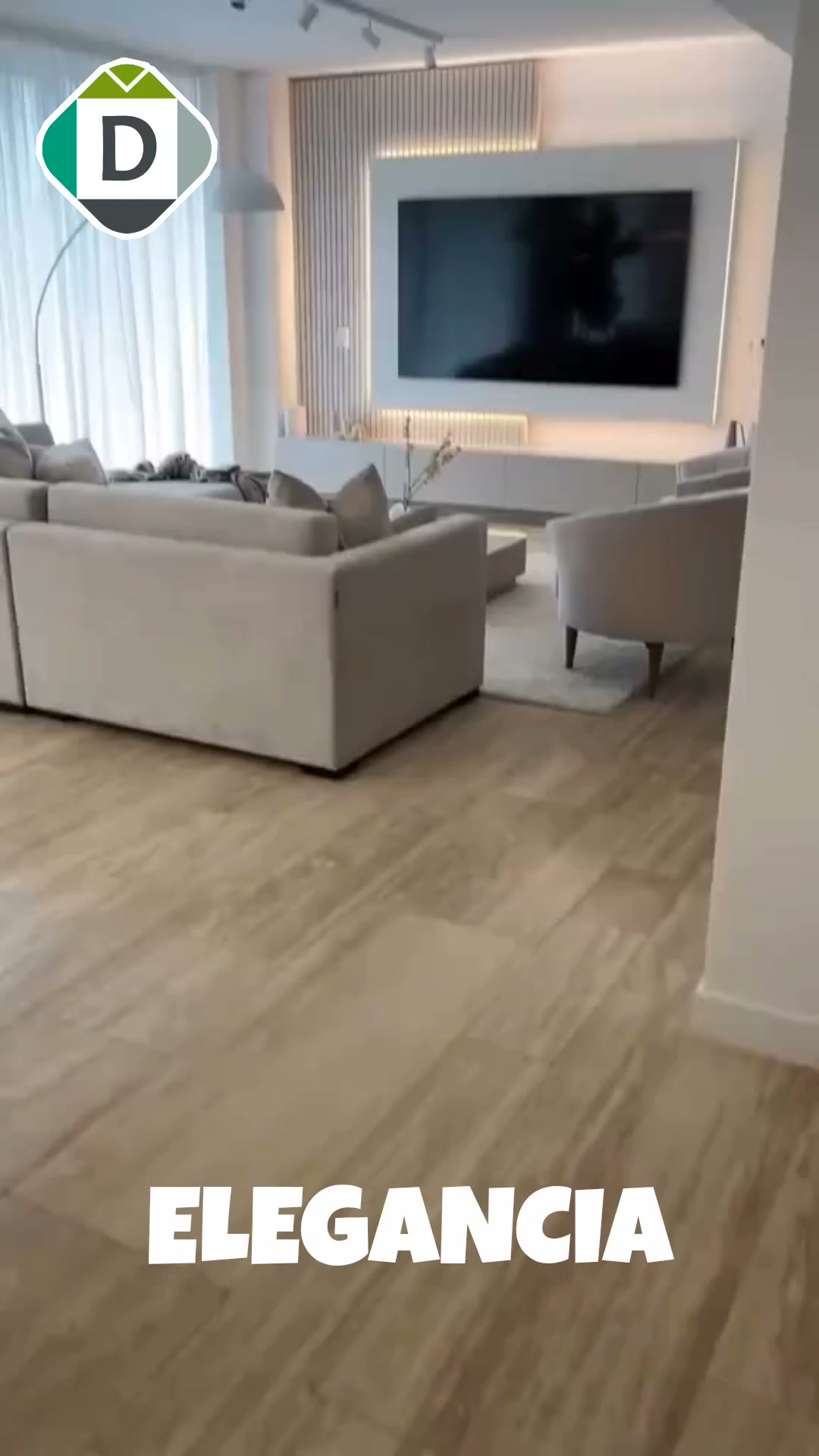 Sala Contemporánea Muebles Delta